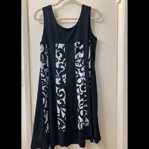 Black and white dress